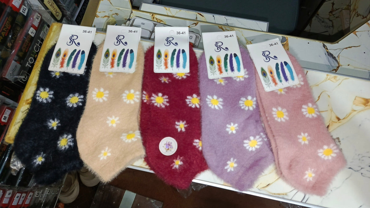 women soft premium Rabbit wool socks 10 pairs