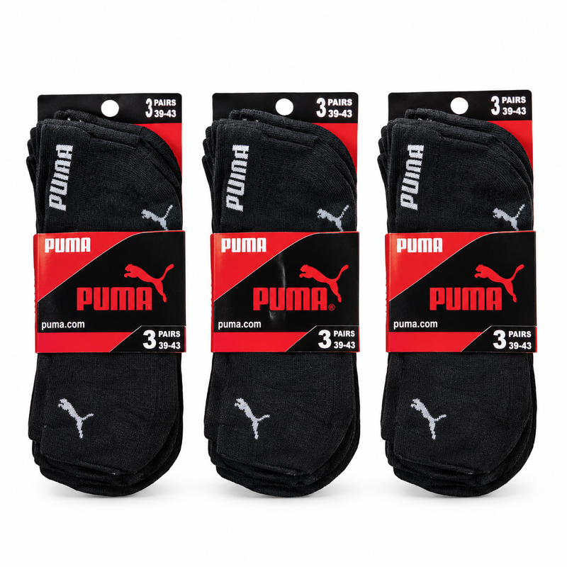 PUMA Ankle Socks – Pack of 3